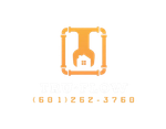 Orange logo with a stylized bottle and phone number (601) 262-3760 underneath