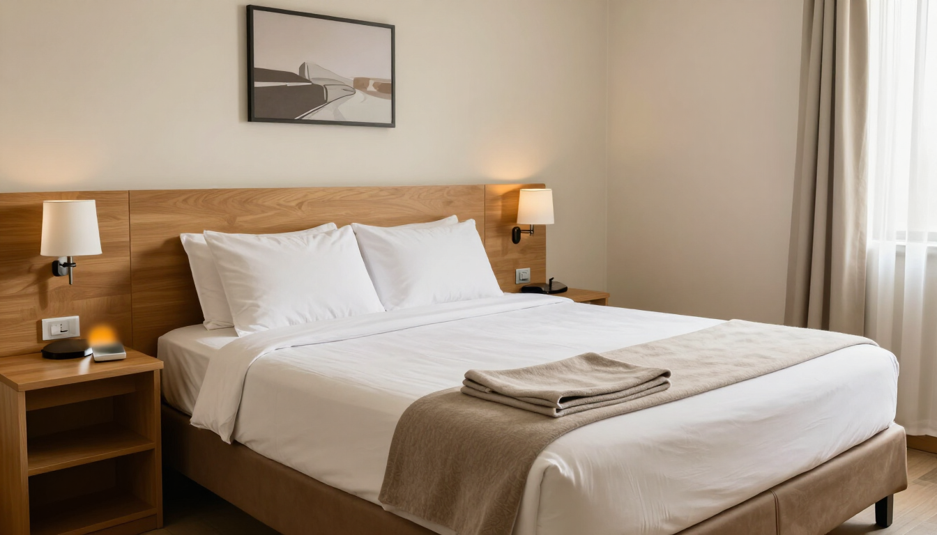 Habitación de Hotel Shalomm, hotel económico en Itagüí