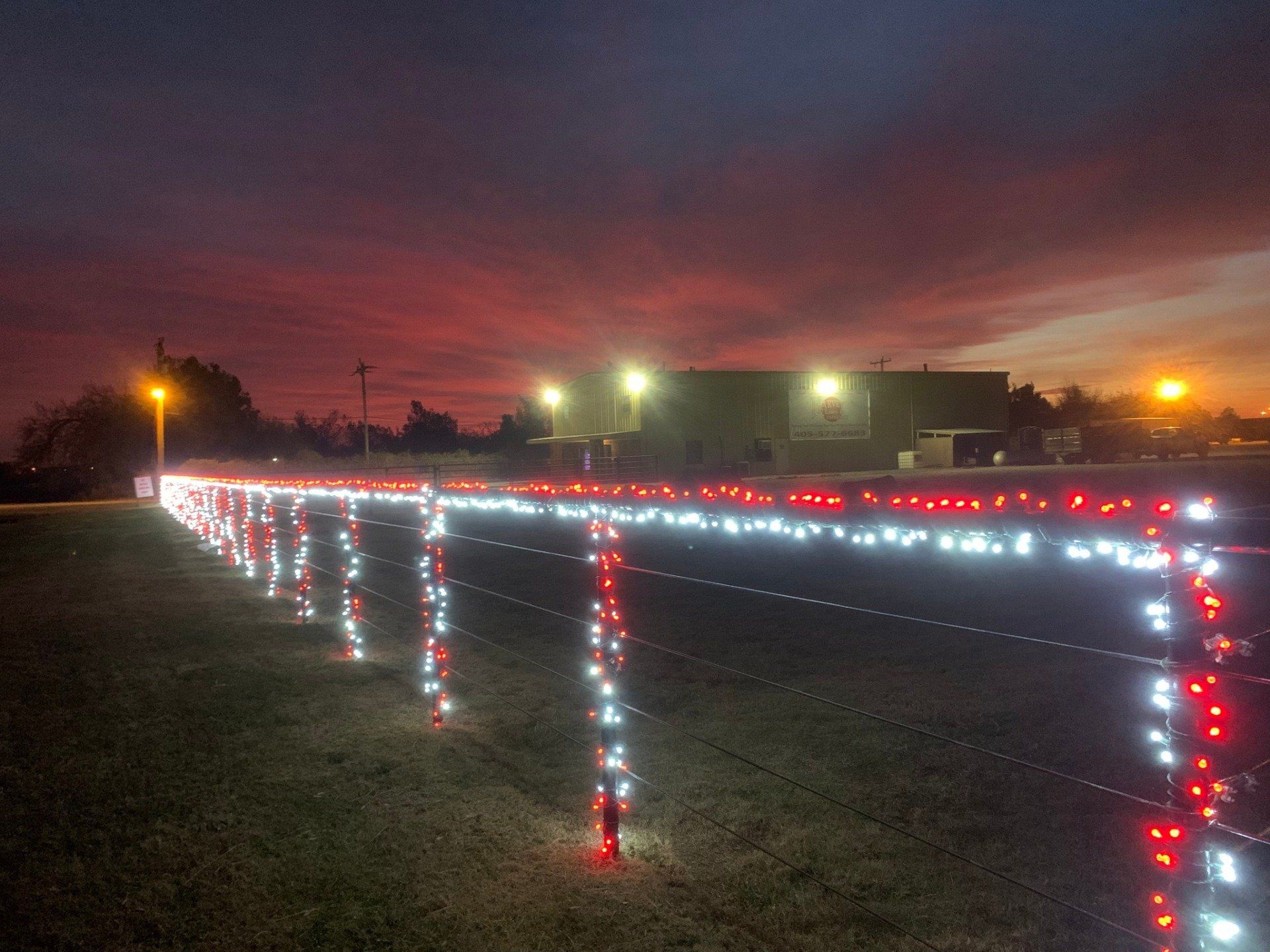 fence lighting