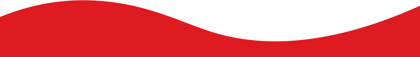 A red and white triangle on a white background.