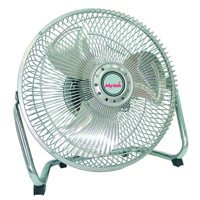Ventilador de piso, pared y mesa de 3 velocidades marca Mytek de 10” de diámetro Modelo 3336