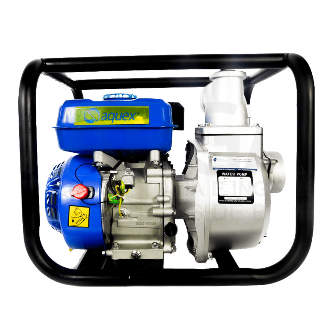 Motobomba con motor a gasolina marca Aquex AQG9-168F