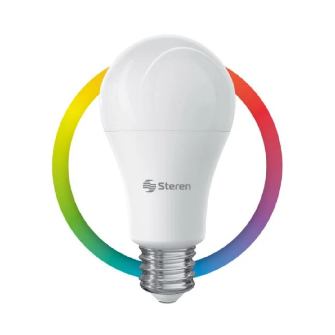 Foco LED Wi-Fi RGB+W multicolor de 10 W