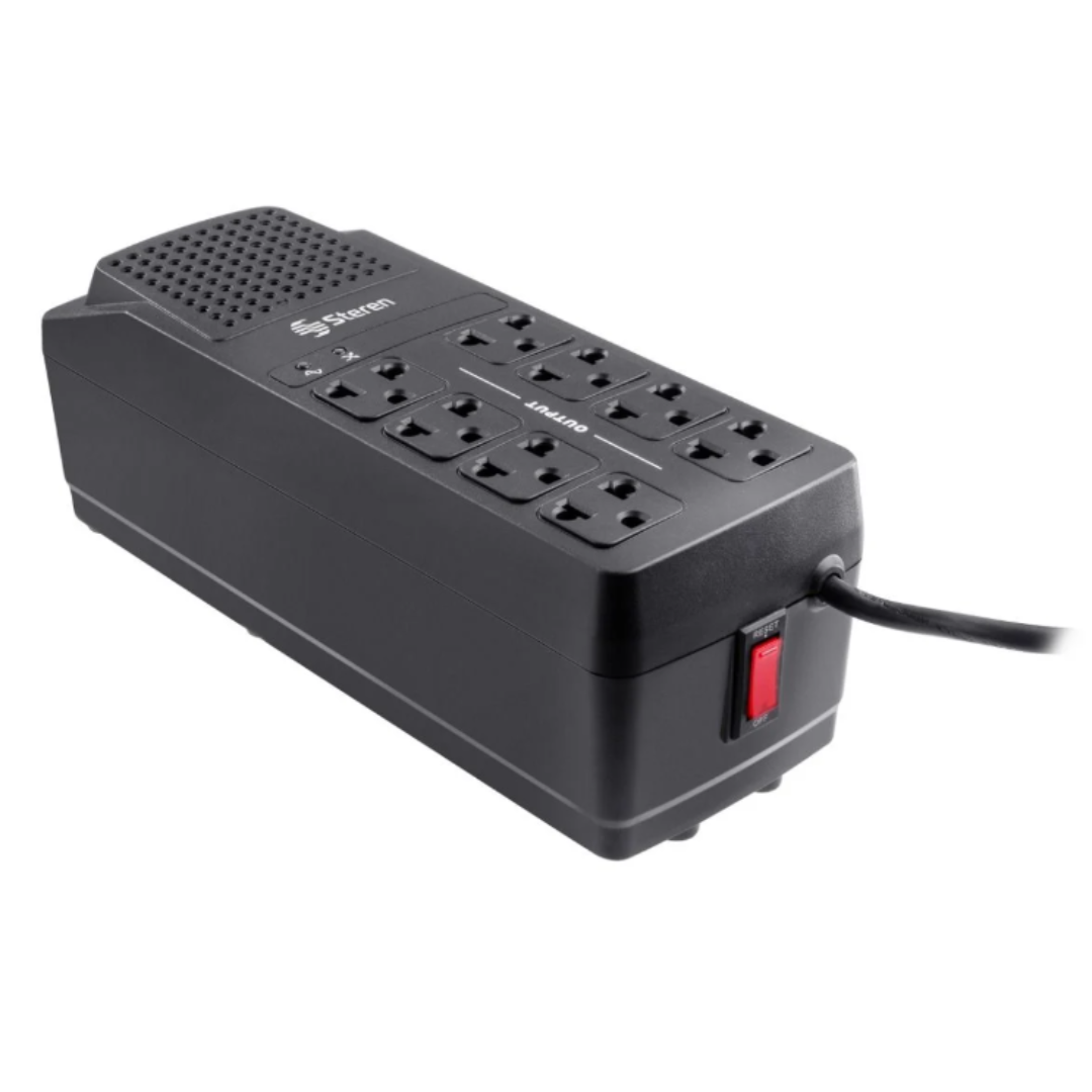 Regulador de voltaje 1,000 W con 8 contactos