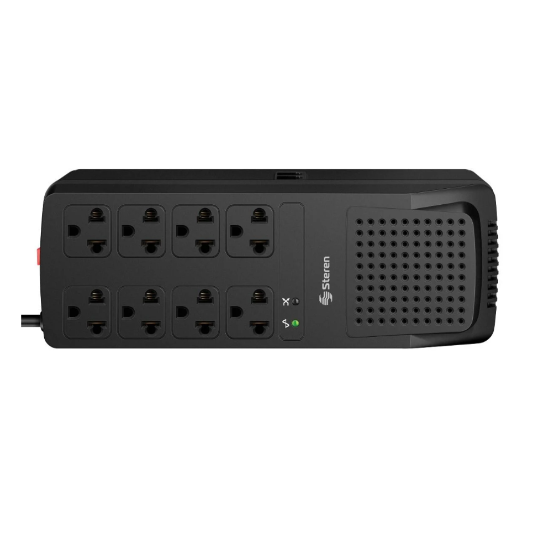 Regulador de voltaje 1,000 W con 8 contactos
