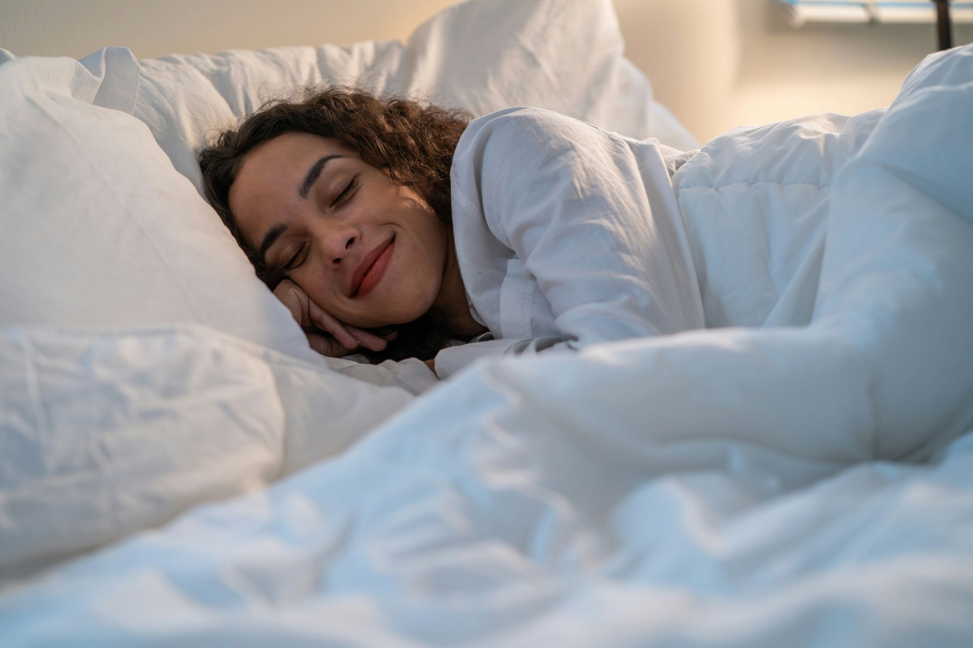 women sleeping in bed