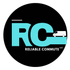Reliable Commute LLC logo with turquoise “RC” and a white van on a black circle background
