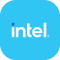 Intel logo: 