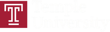 Temple University White logo