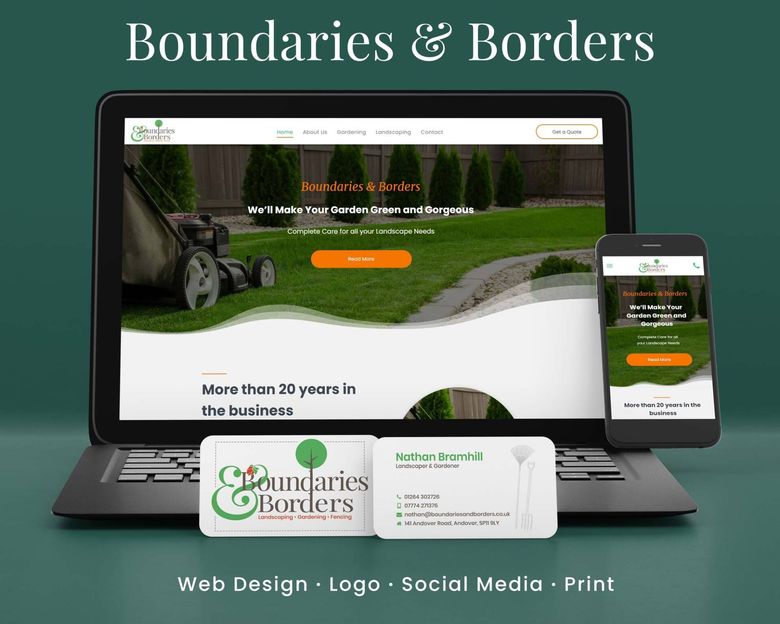 Website Design for Landscaping and Gardening