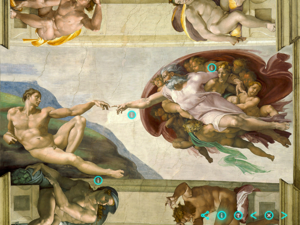Creation of Man - Art Legacy Screenshot - Art History app by LANDKA ®