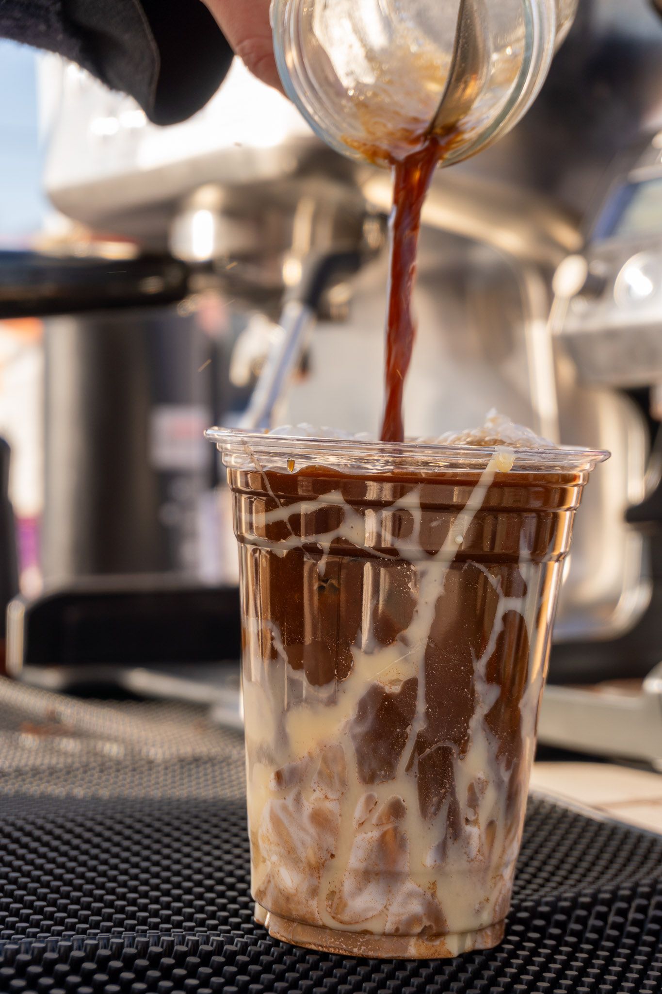 Brand photography featuring So Freshy's handcrafted drinks during a local market vendor event.
