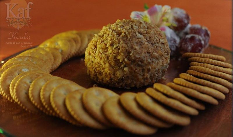 Rollo o dip de queso crema