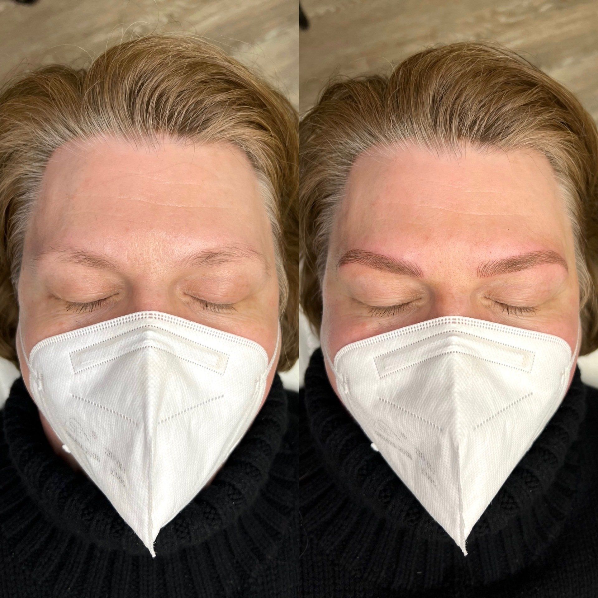 Mens natural microblading Lexington Kentucky
