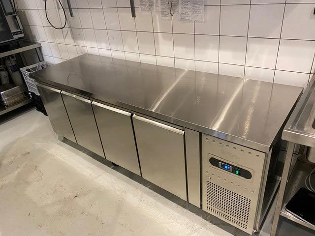 Stainless steel commercial refrigeration unit in a Tamworth commercial kitchen