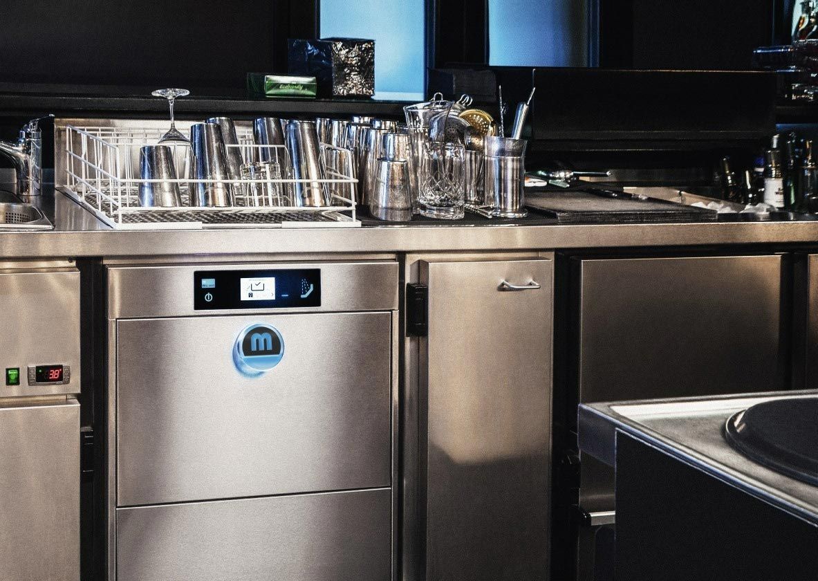 Commercial glasswasher and bar fridge installed by Premiair in a Tamworth hospitality venue