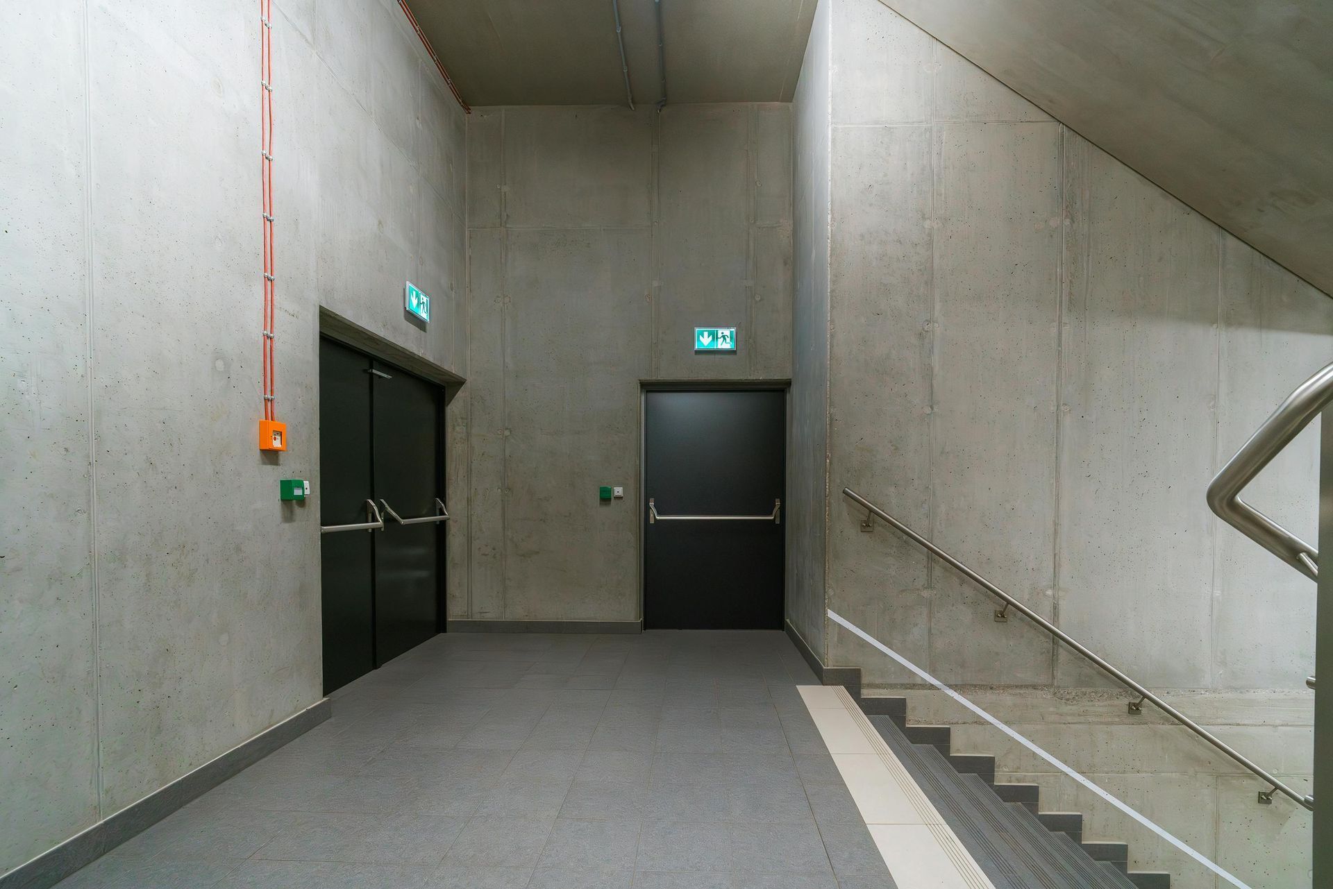 Concrete Hallway — Premiair Refrigeration, Air Conditioning & Electrical in Tamworth, NSW