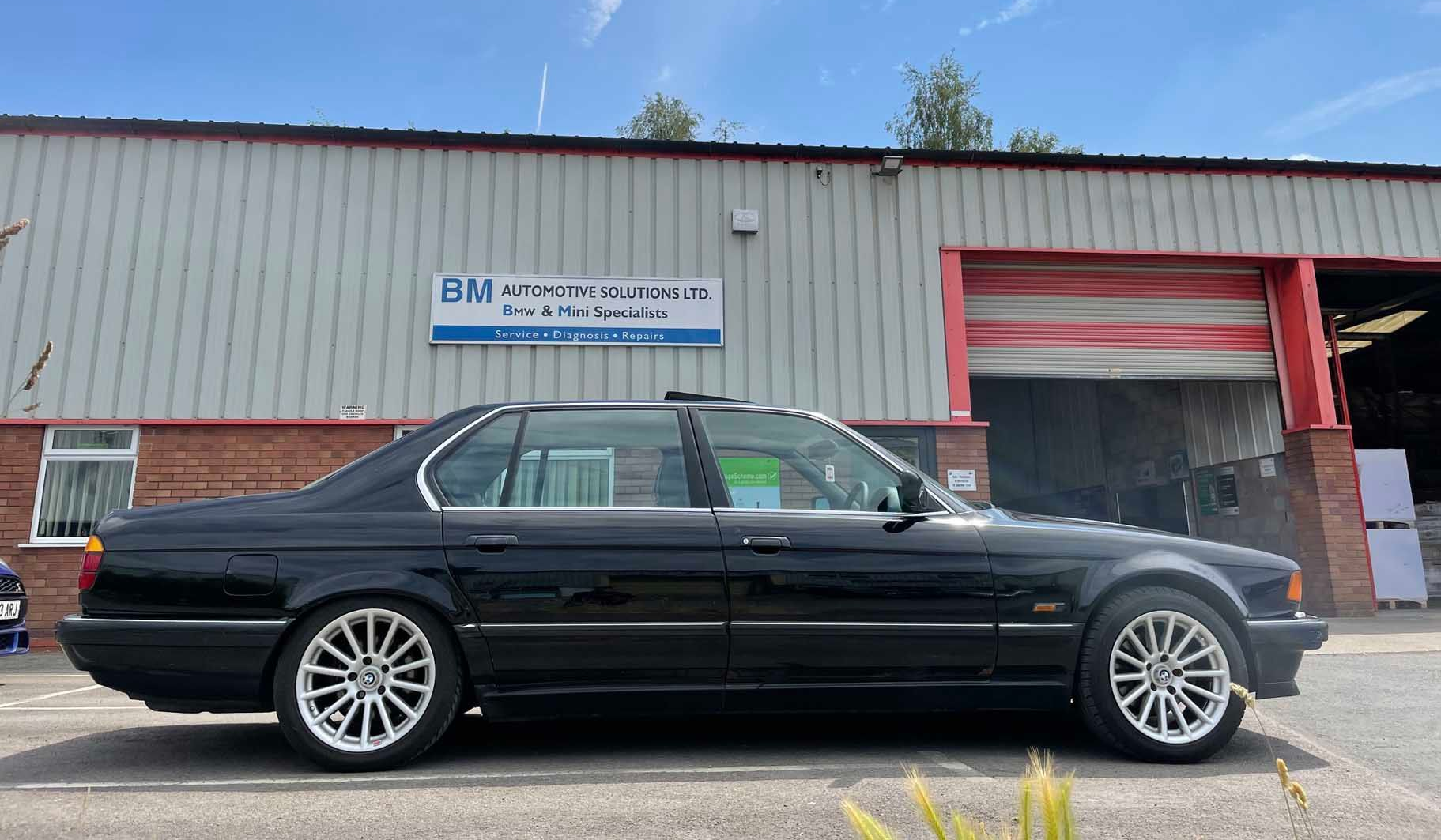 BMW service light reset and inspection