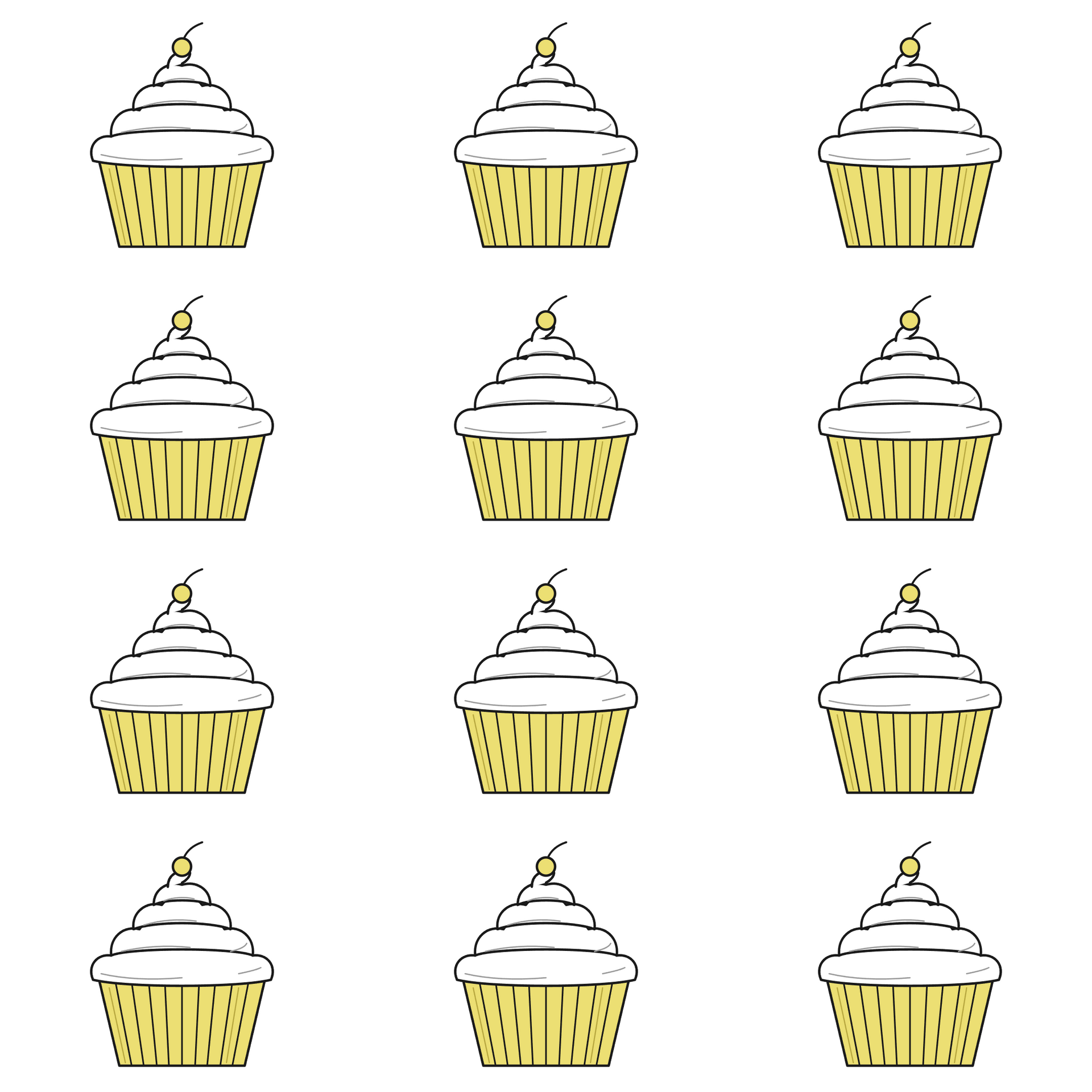 Festive Cupcake 12 Pack