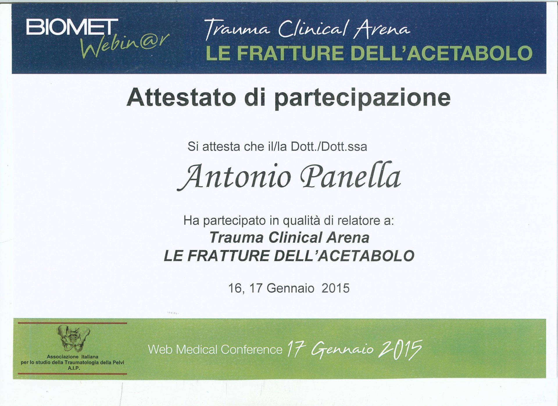 relatore congresso