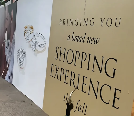 Retail Barricade Graphics near Huntersville, NC