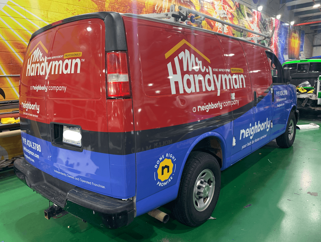 Chevy Express Van Wraps in Charlotte, NC Chevy Express Van Wraps in Charlotte, NC