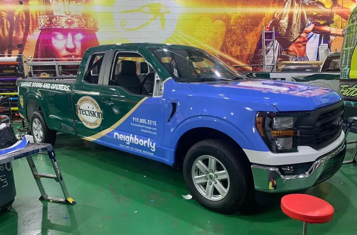 Vehicle wrap installation near Charlotte, NC