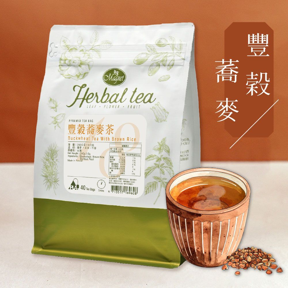 曼寧 - 豐穀蕎麥茶(無咖啡因)  40入/袋
