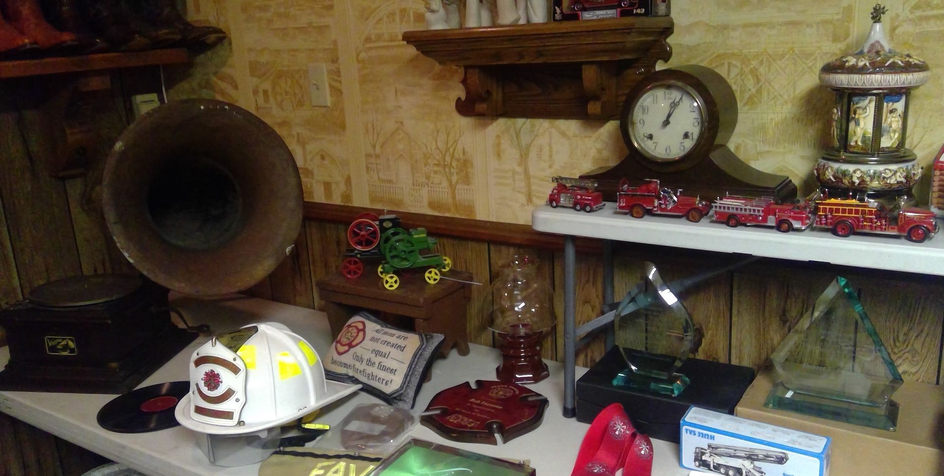 Toy Firetrucks | Anne's Anteex | Lake Ave., Peoria, IL