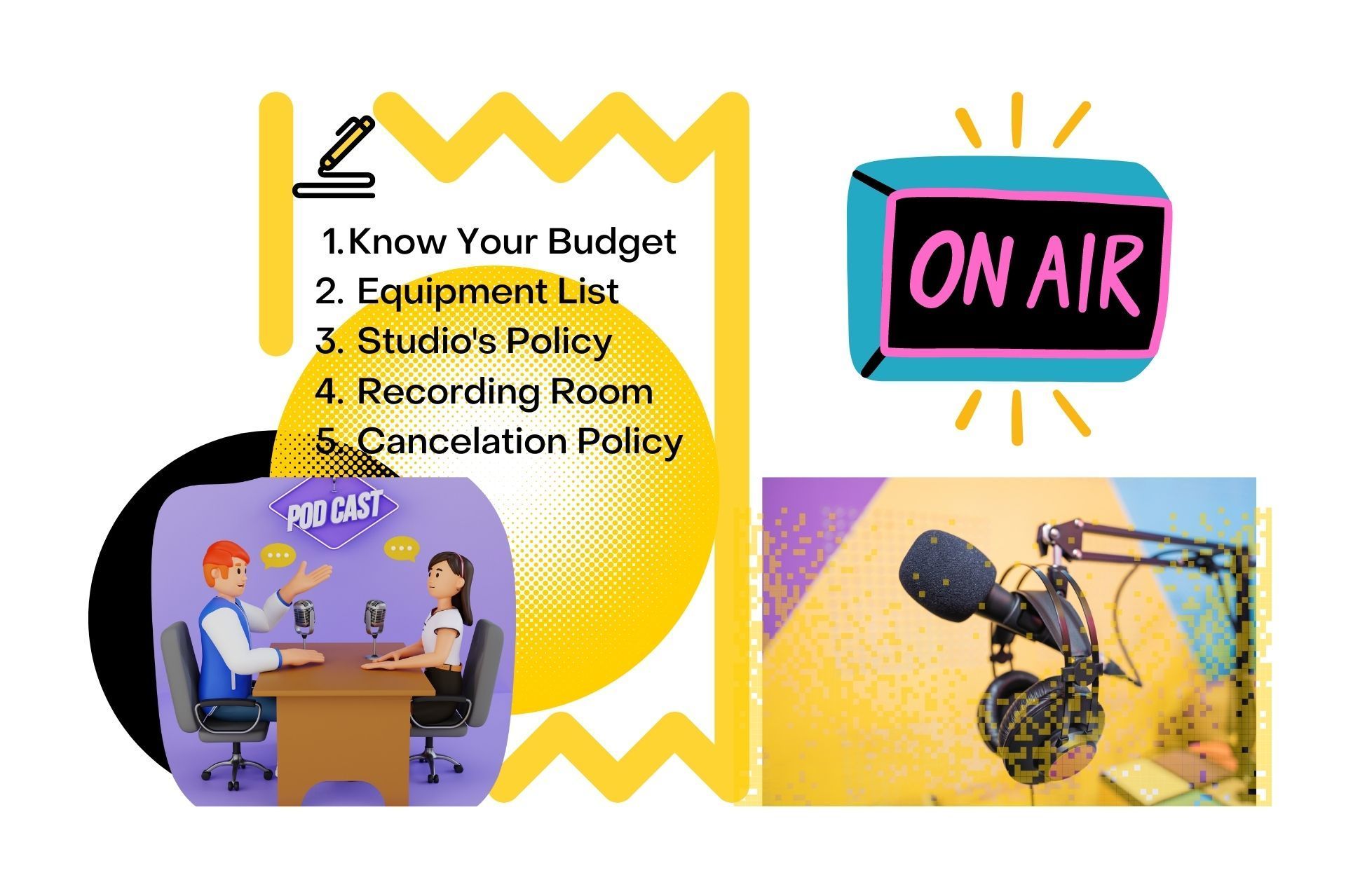 podcast studio for rent, Parsippany, NJ
