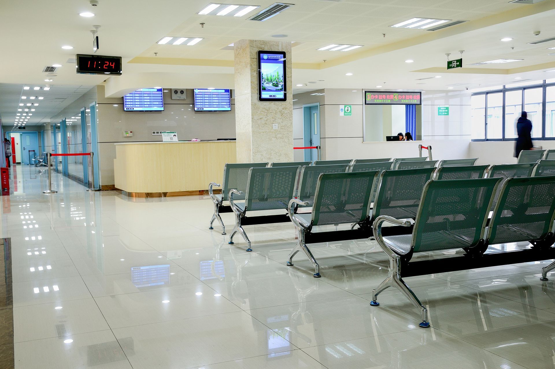 Modern Clinic Hallway