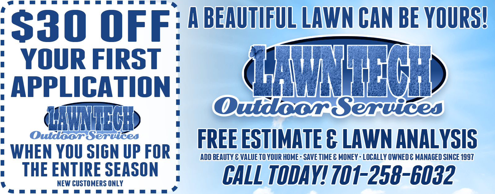$30 off your first application