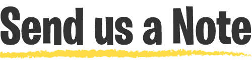 Send us a note graphic text