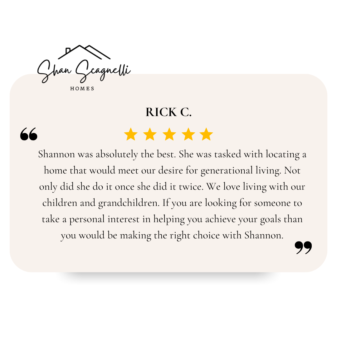 Shan Scagnelli Homes Testimonial - Rick C.