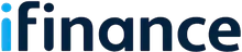 IFinance logo in blue and black text on a white background