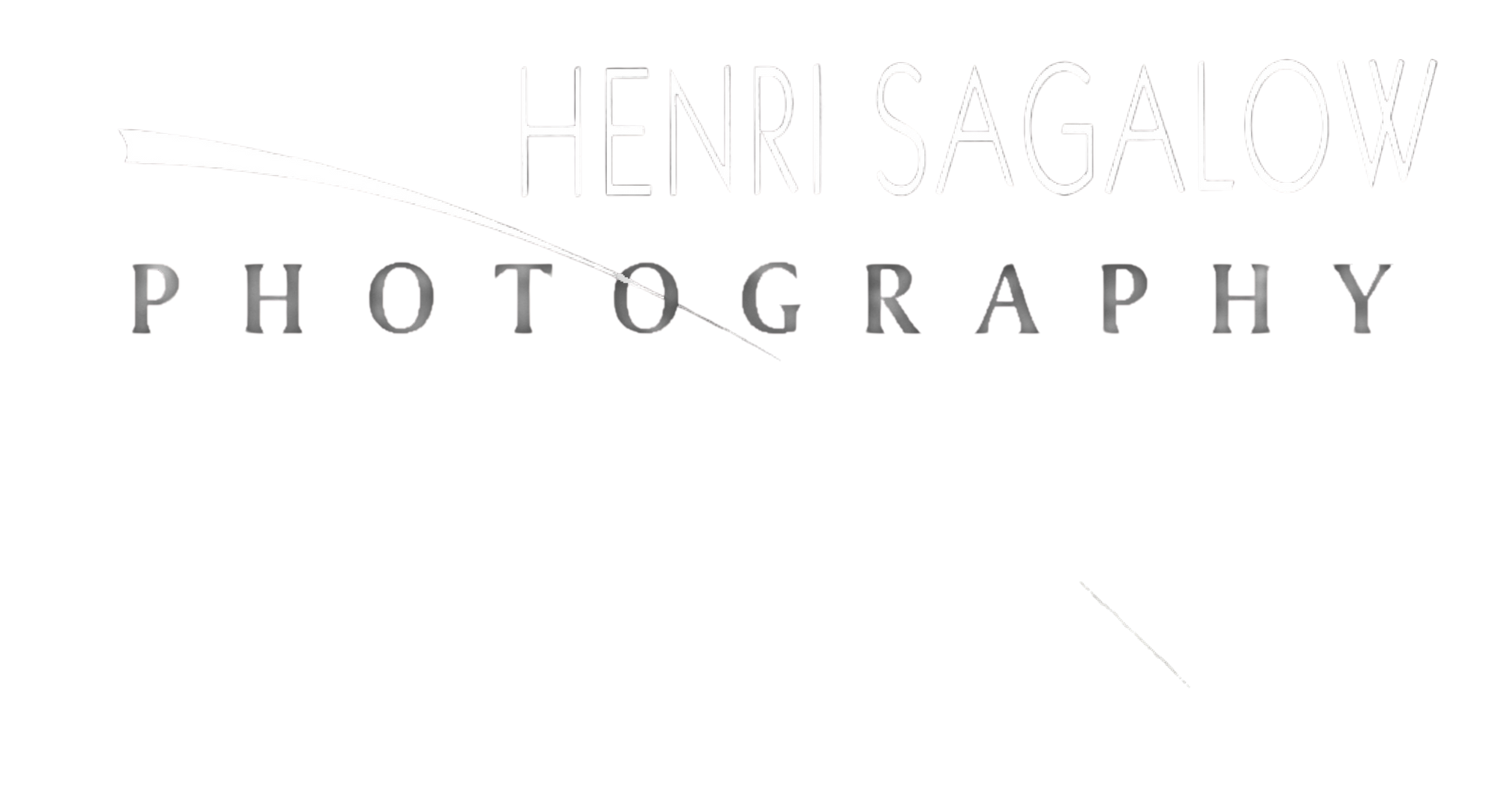 White logo reading “HENRI BAGALEY PHOTOGRAPHY” in elegant serif lettering