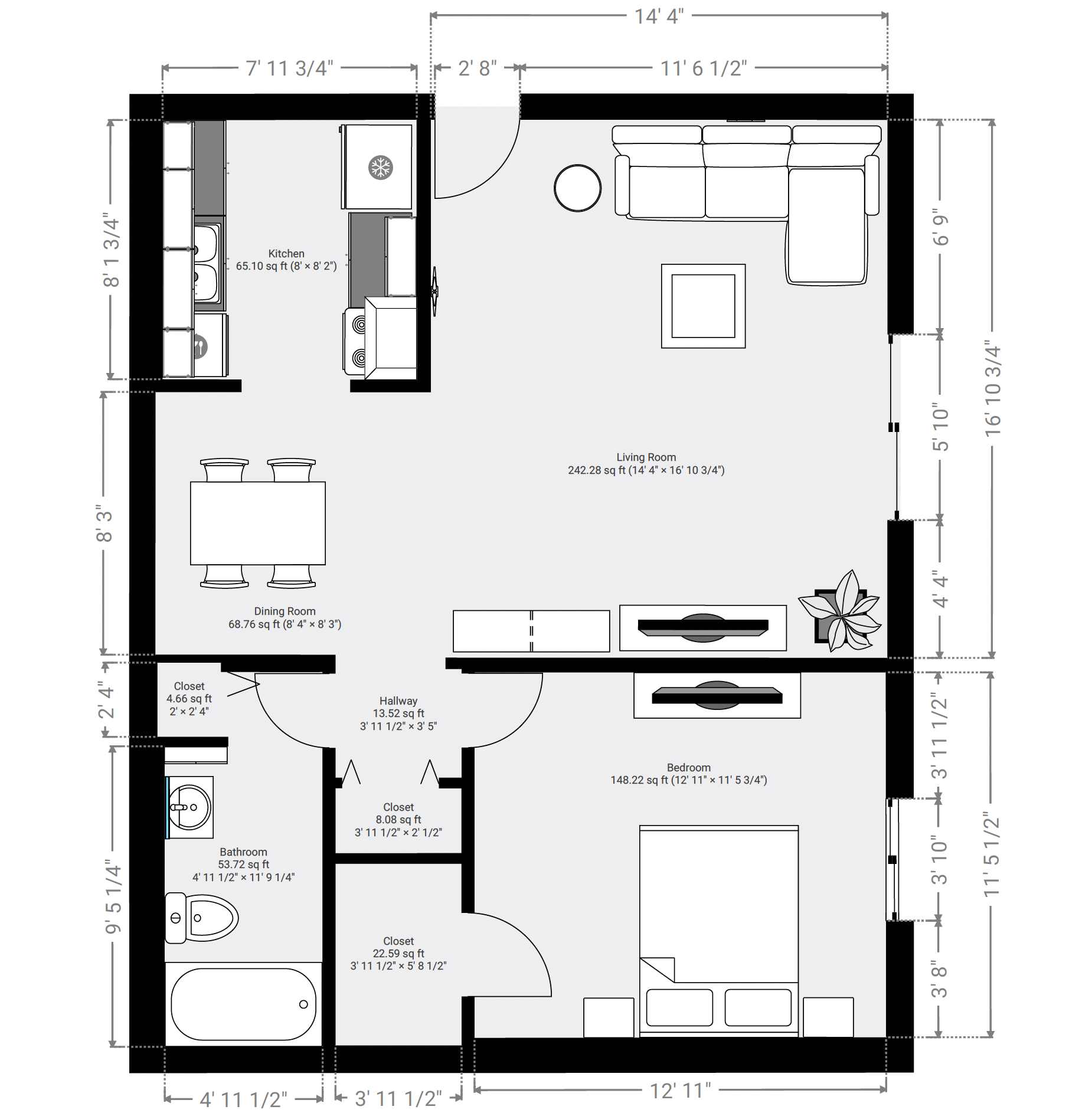 1933-2233 Wyoming Avenue - Floor Plan 1