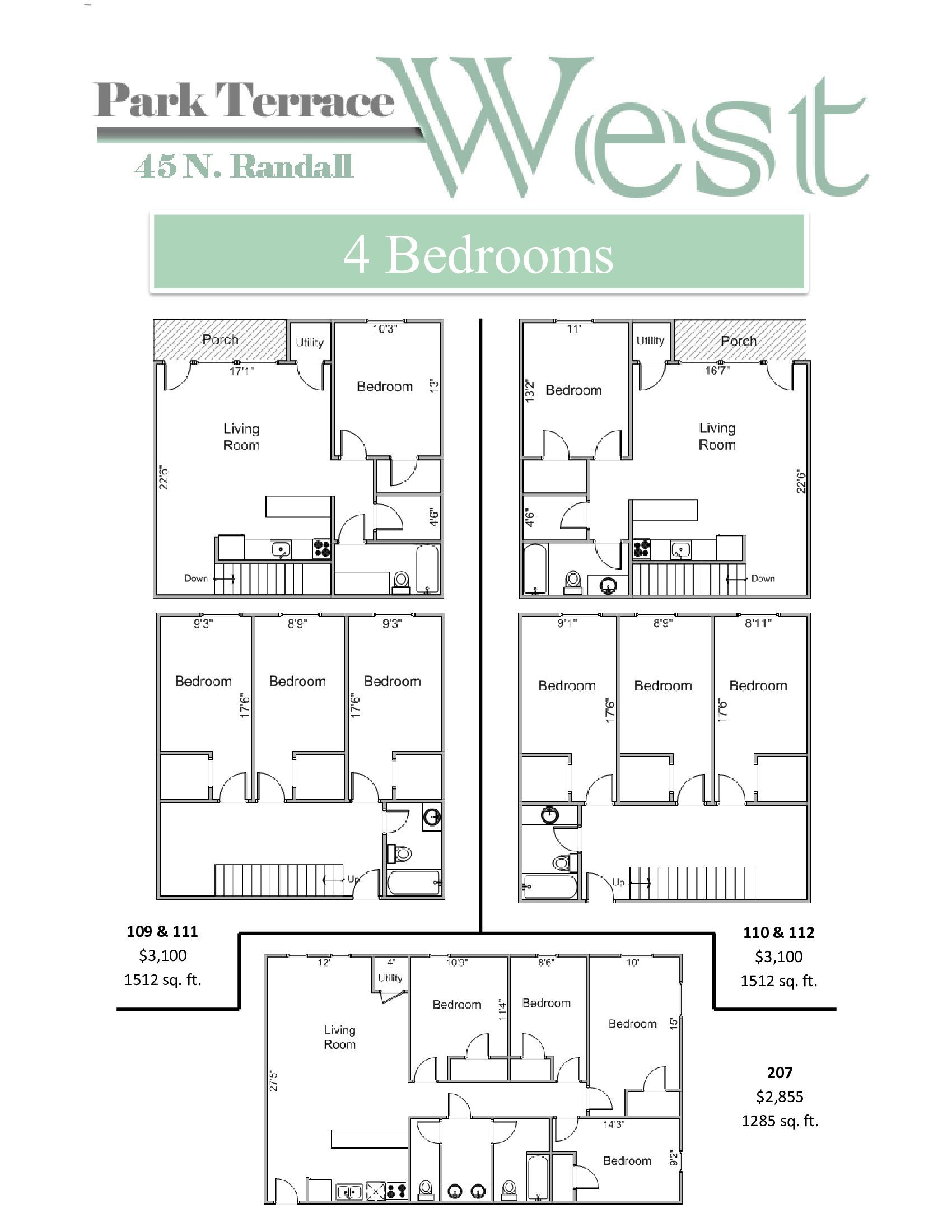 Park Terrace West - Floor Plan 5