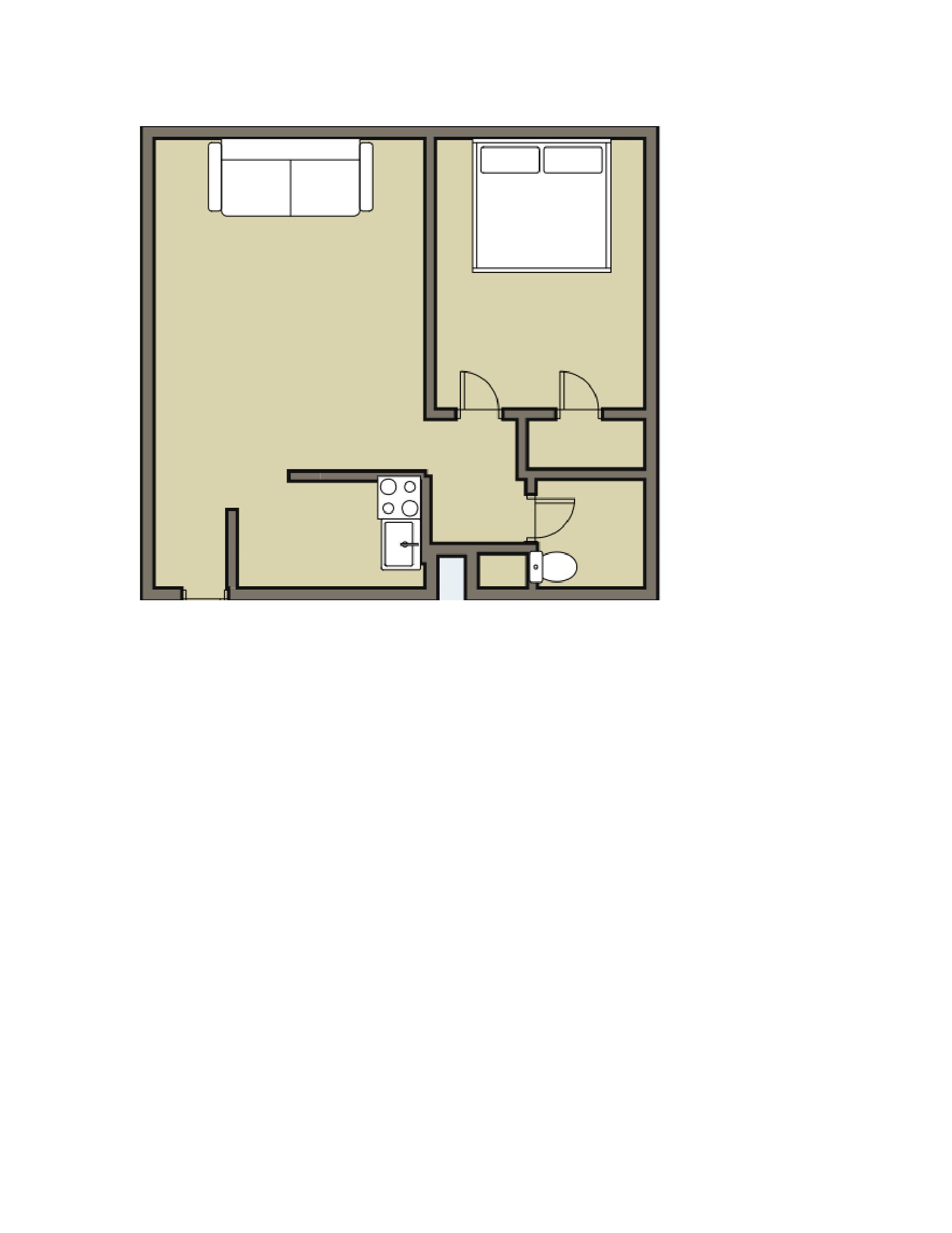 Allen House Apartments - Floor Plan 2
