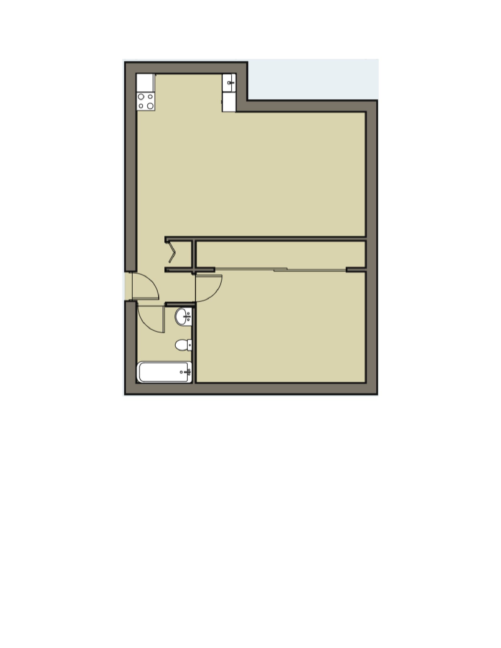 Allen House Apartments - Floor Plan 4