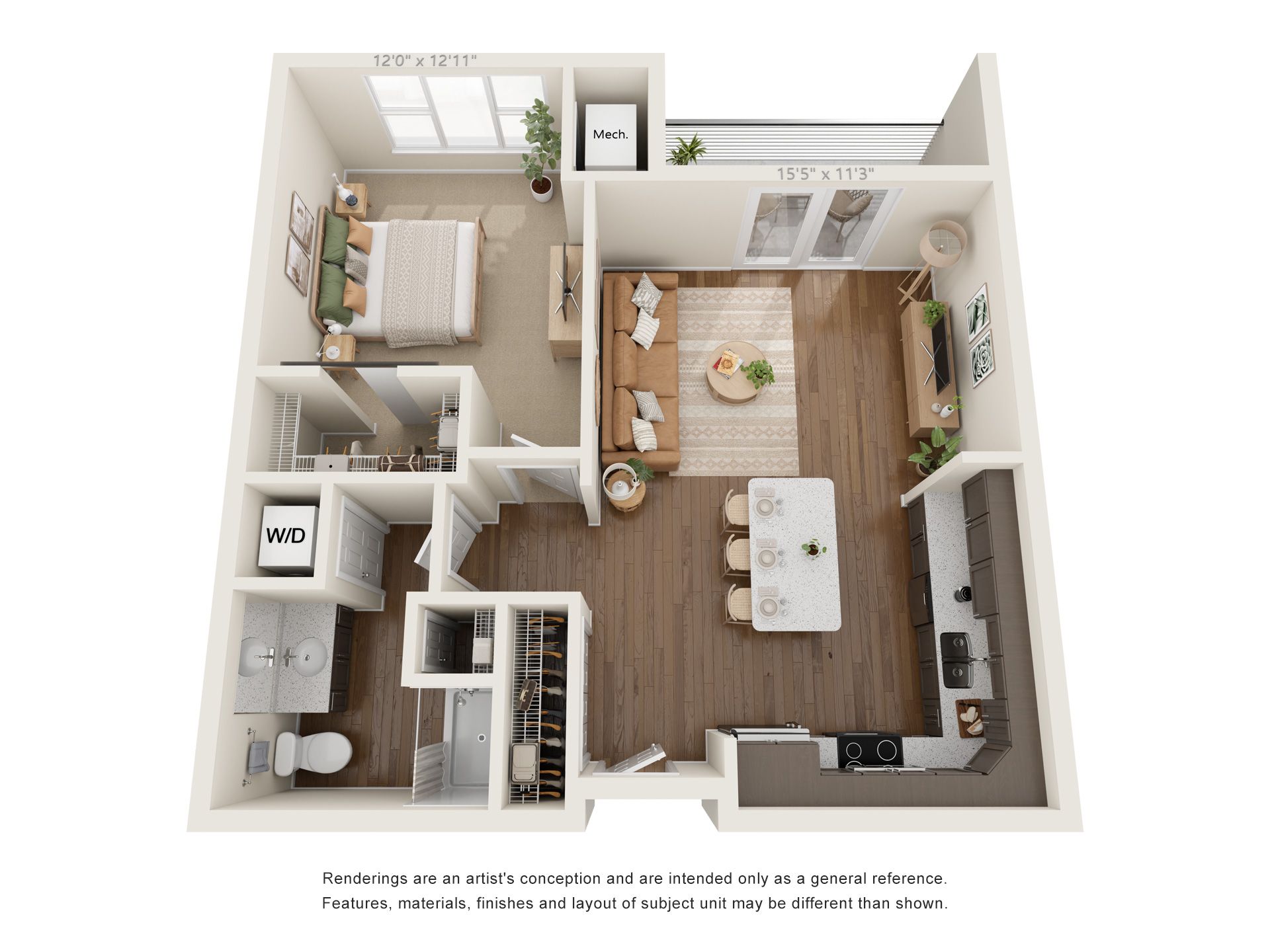 B2 one bedroom