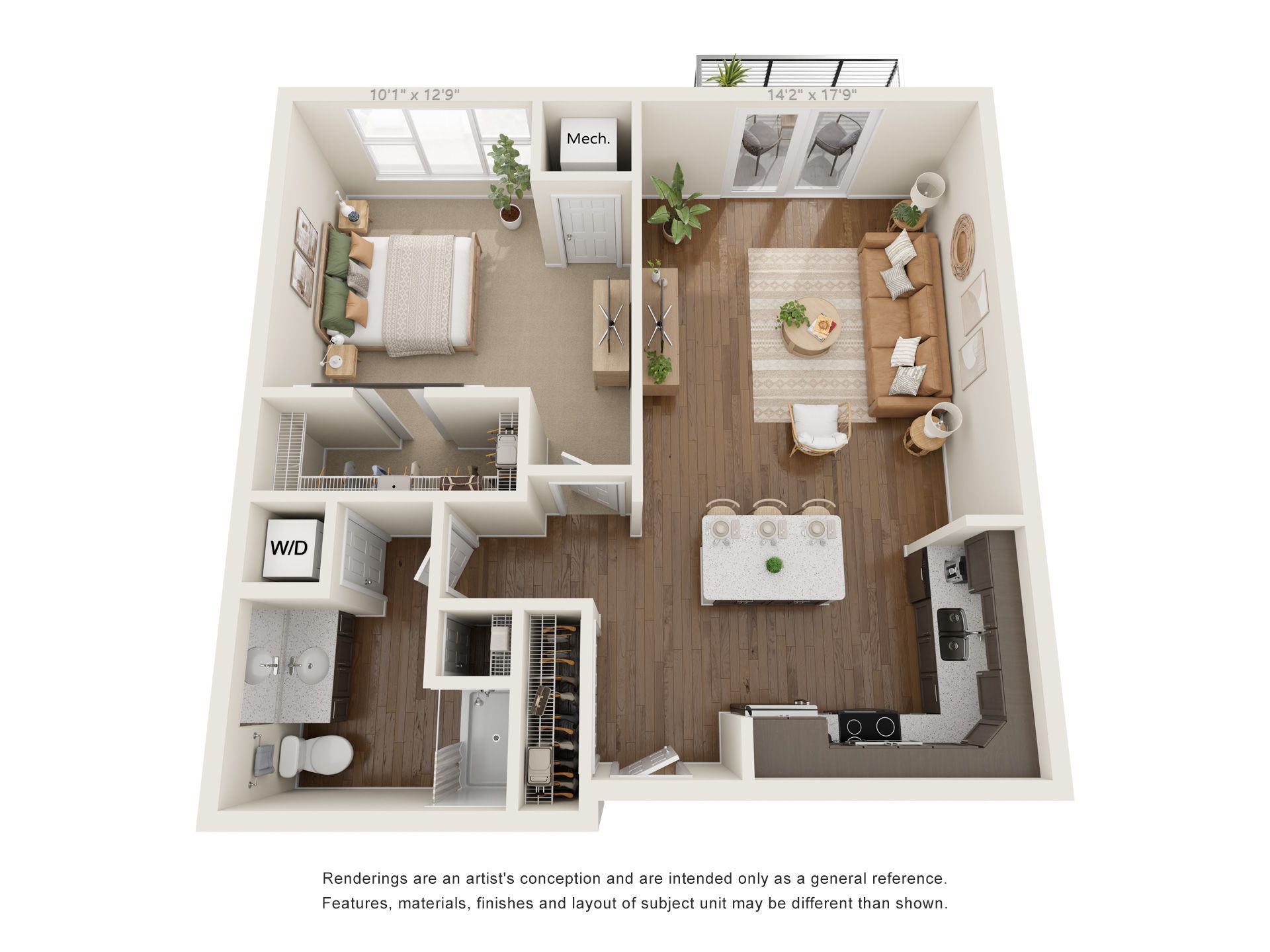B3 one bedroom