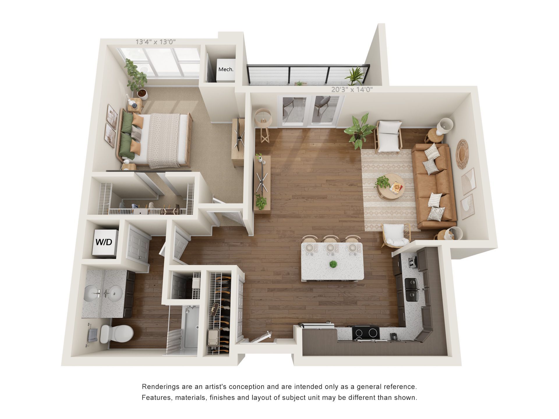 B4 one bedroom