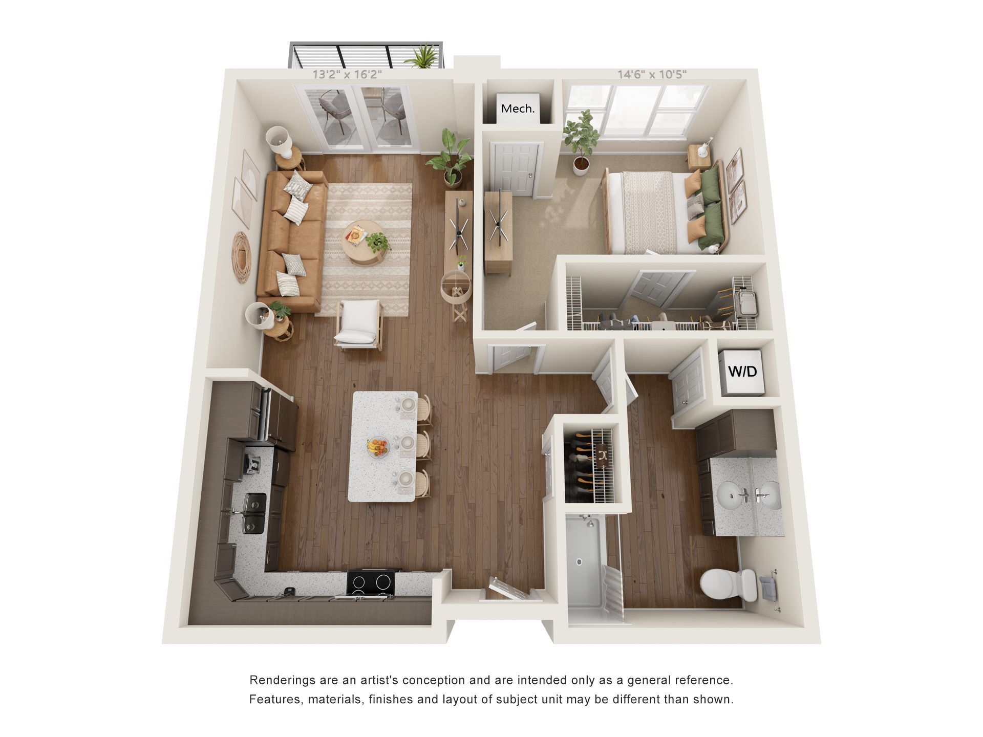 B6 one bedroom