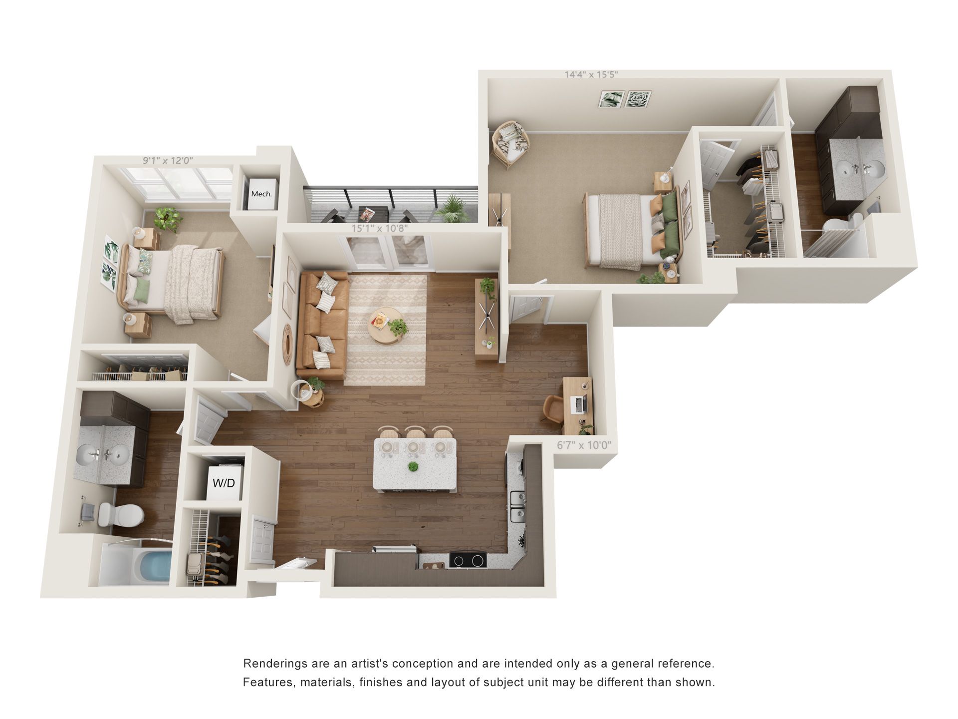 D4 two bedroom