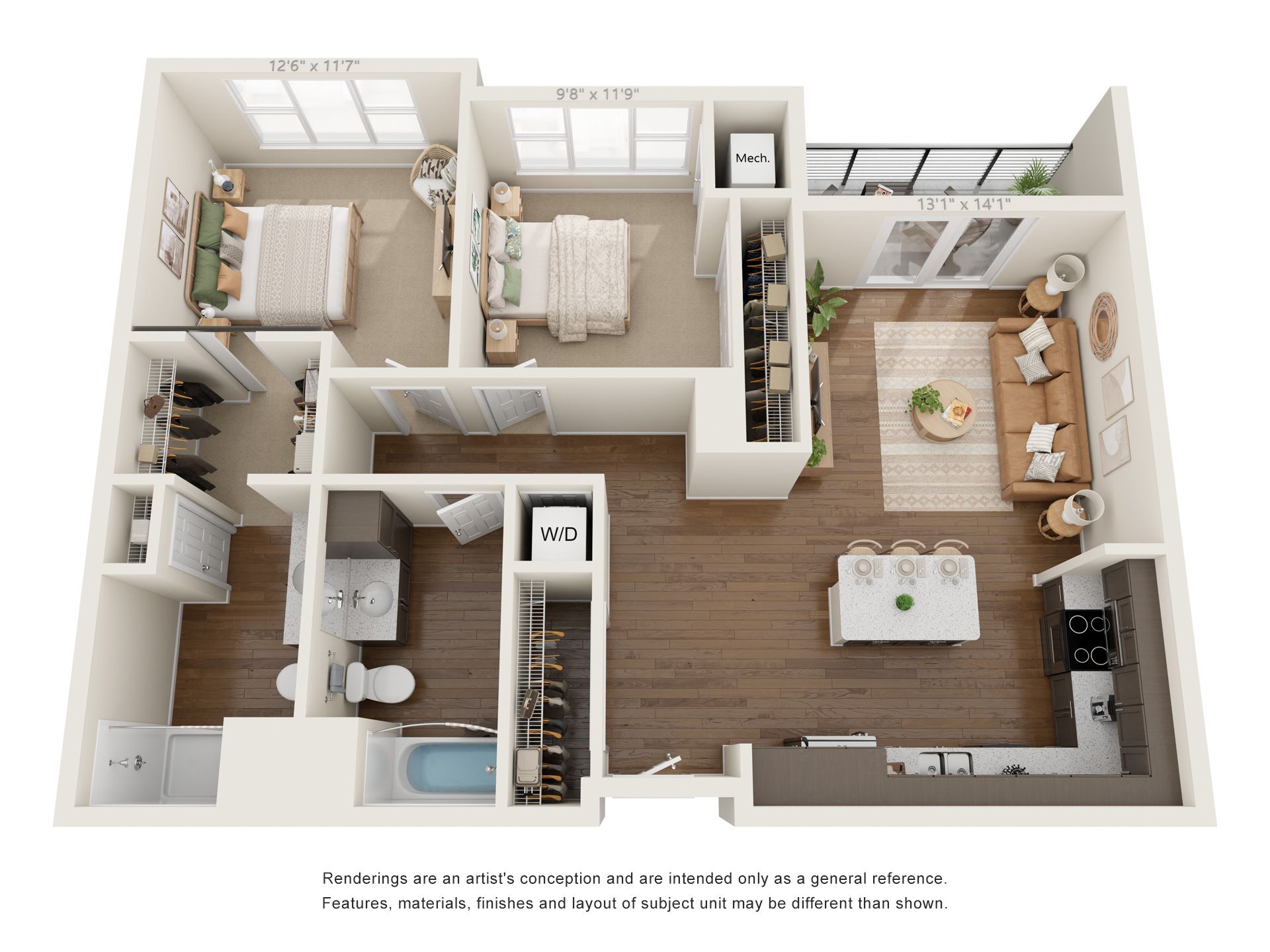 D5 two bedroom