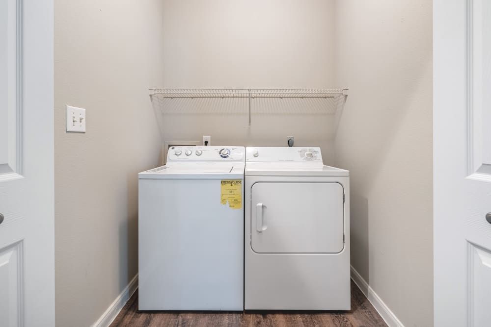 In-unit laundry at Marquis at Westchase in Houston, TX.