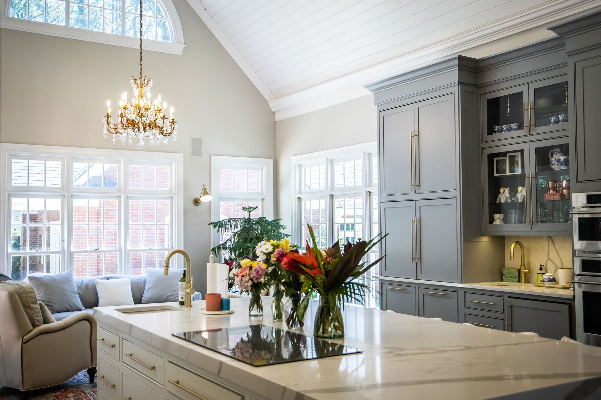 A kitchen that we expanded for a client in our community