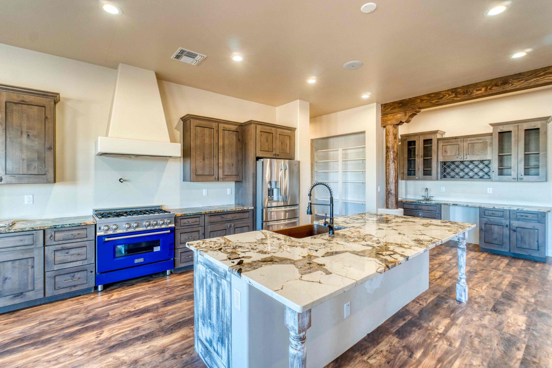 New rustic style cabinetry