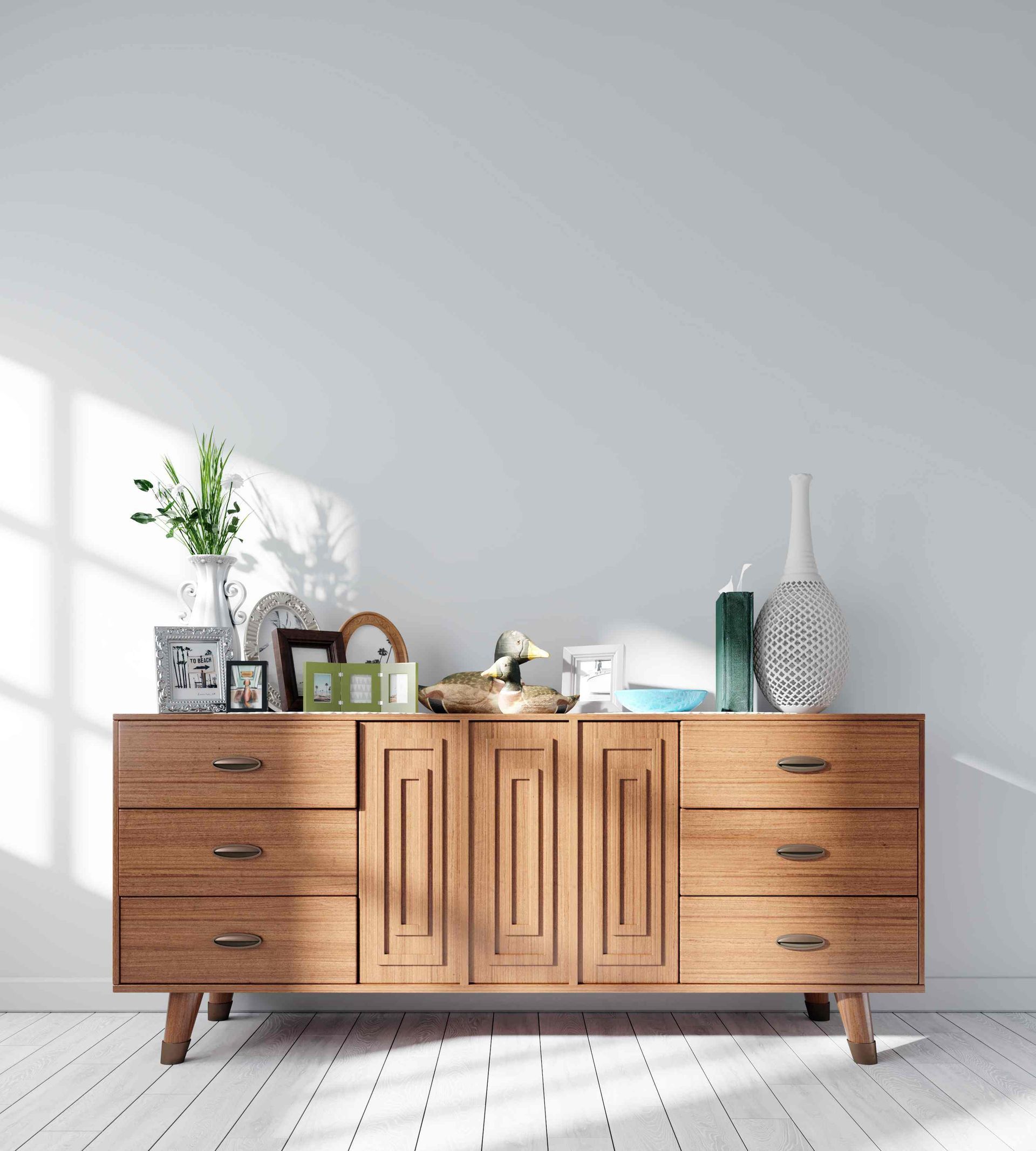 3d rendered cabinets